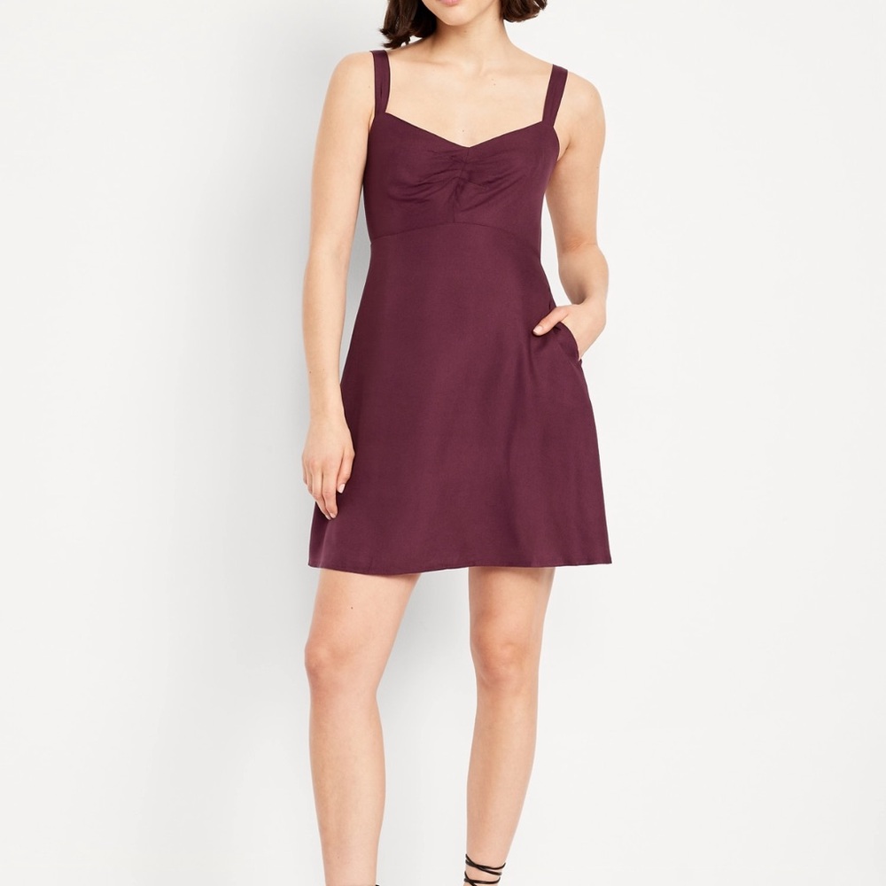 Old Navy Burgundy Dress